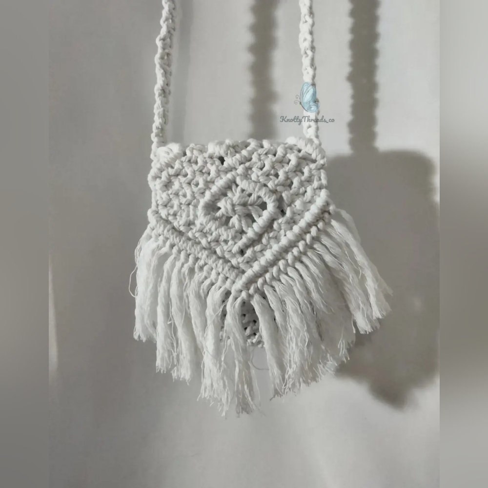 Handmade Macrame Boho Purse